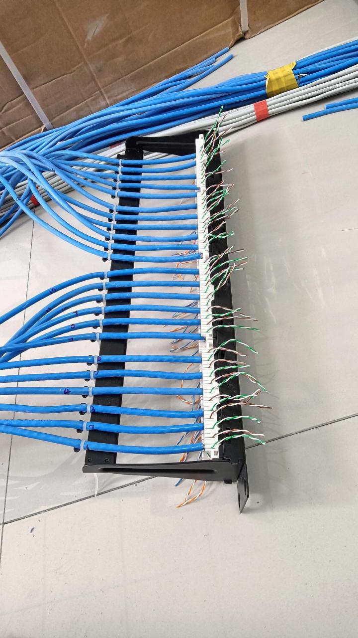 专业事，专业做 网络配线架施工现场实拍与技术探析